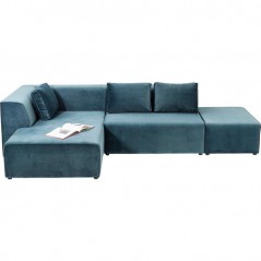 Sofa Infinity Velvet Ocean Left